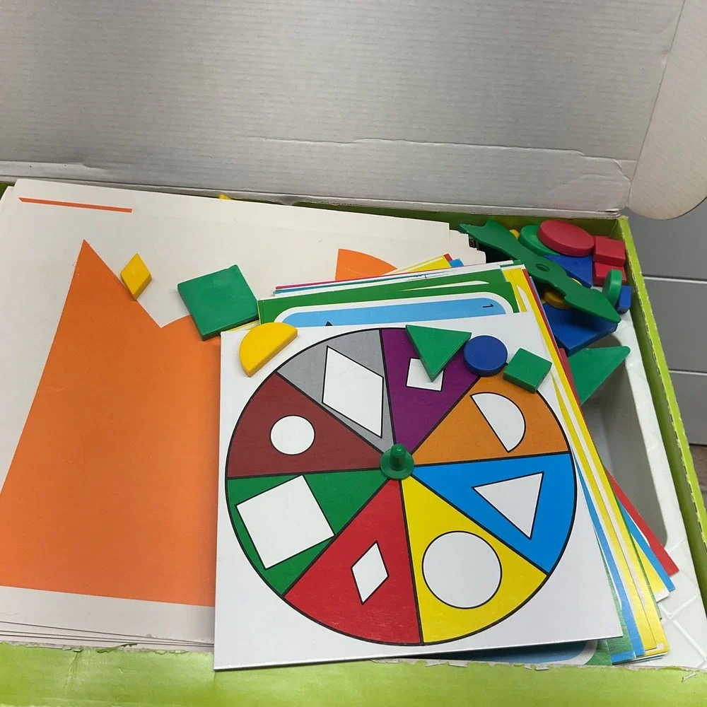 Mishaki Yetzira Hebrew Shapes Geometry Educational Game Set 6003 Ages 3-7